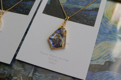 Gogh's The Starry Night Inspired Necklace - 星月夜