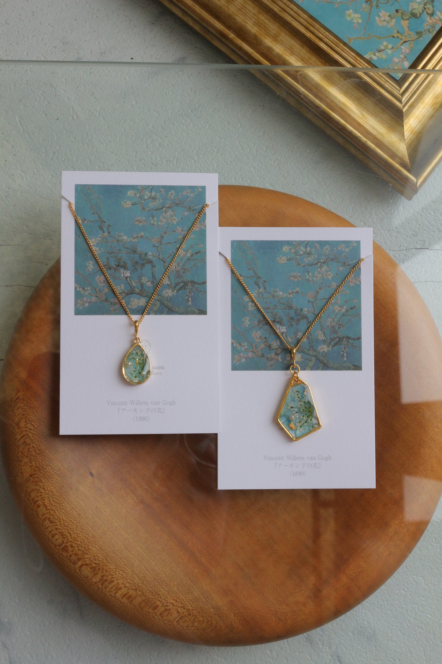 Gogh's Almond Tree in Blossom Inspired Necklace - アーモンドの花