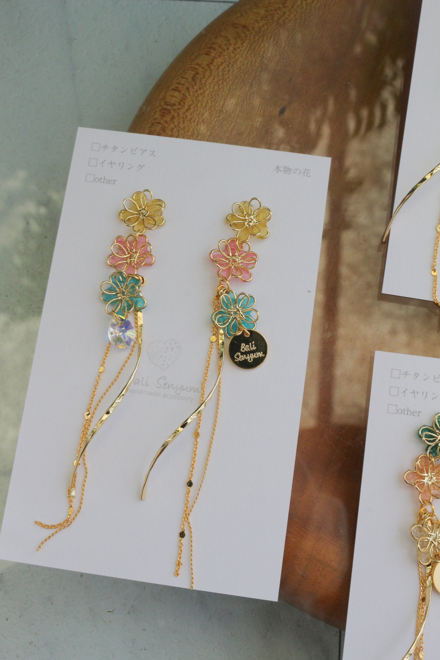 Oshikatsu Hydrangea Earrings No.2 ピアスorイヤリング