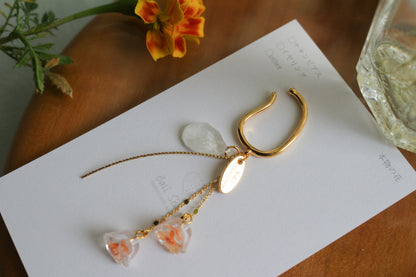 Floral Ear-cuff - 残暑の風