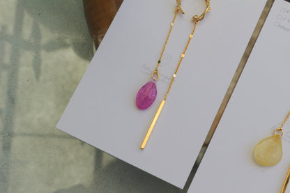 U Hydrangea Ear-Cuff No.1