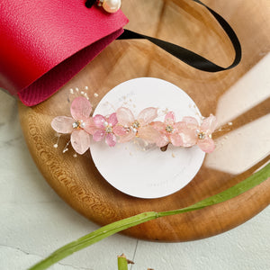 Hydrangea Hair Barrette No.10