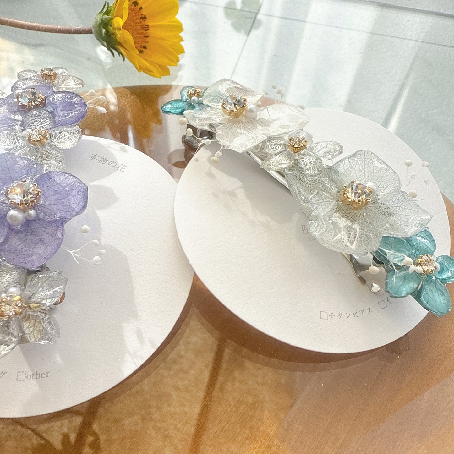 Hydrangea Hair Barrette No.14