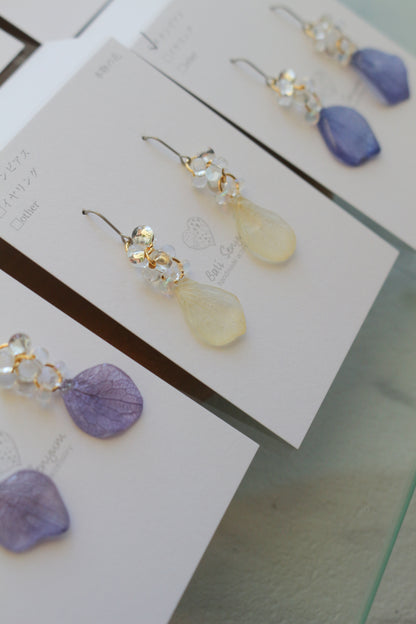 Hydrangea TSUBU Earrings -  No.3