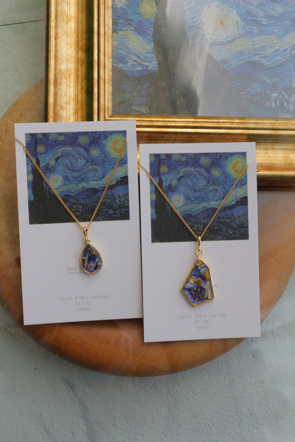Gogh's The Starry Night Inspired Necklace - 星月夜