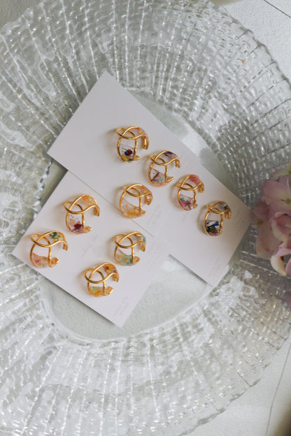 Linked Droplet Ear Cuffs (Limited item) - No.1