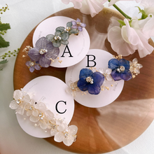 Hydrangea Hair Barrette No.24