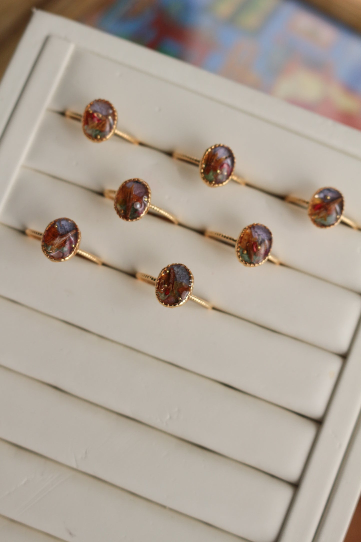 Gogh Inspired Ring No.1 - ゴッホの寝室