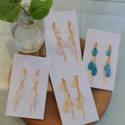 Hydrangea TSUBU2 Earring -  No.1
