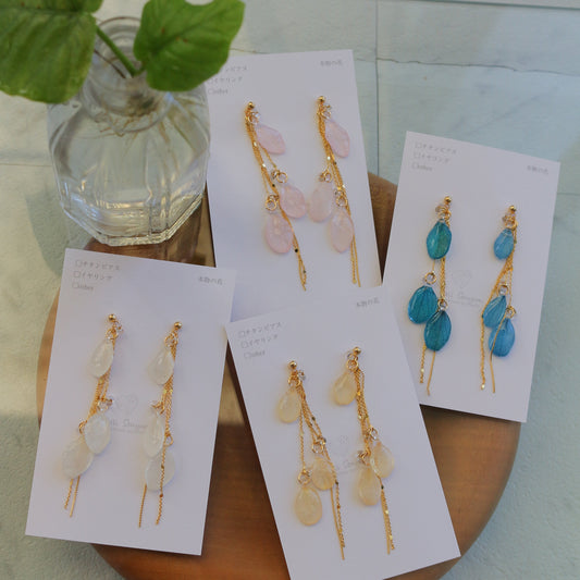Hydrangea TSUBU2 Earring -  No.1