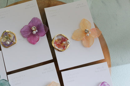 Hydrangea and Flower Medallion No.3 パーツ選べます。