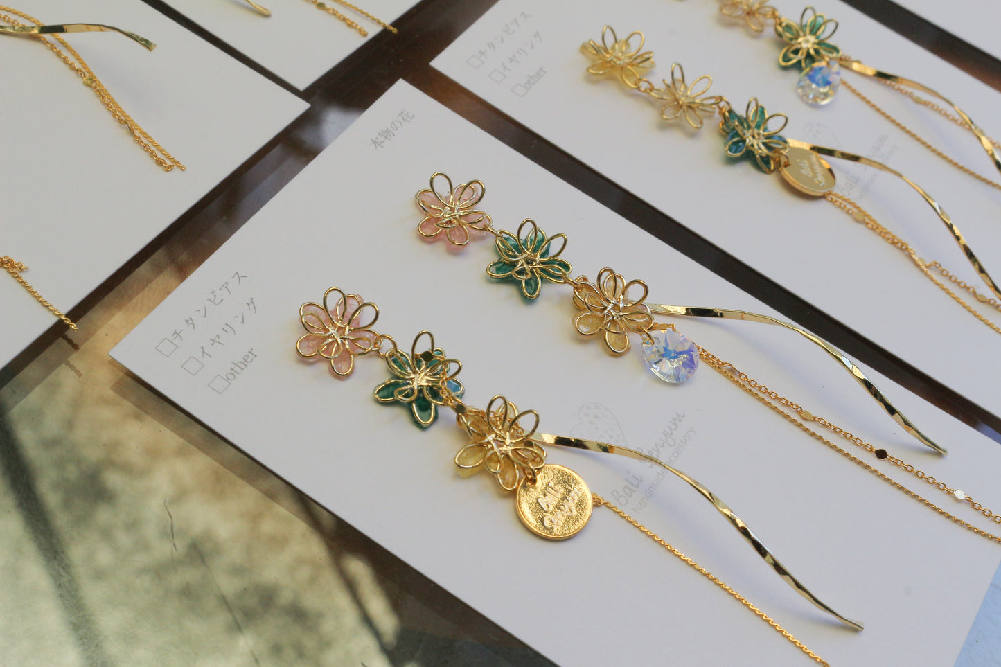 Oshikatsu Hydrangea Earrings No.3 ピアスorイヤリング
