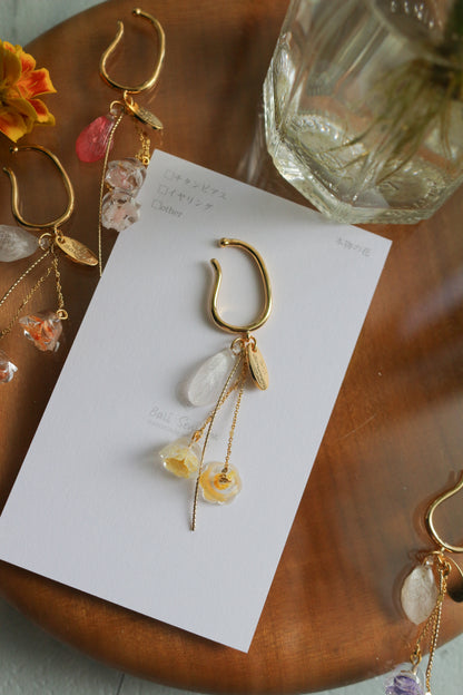 Floral Ear-cuff - 残暑の風