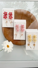 Real "Ajisai" Hydrangea Earring - Warm Color