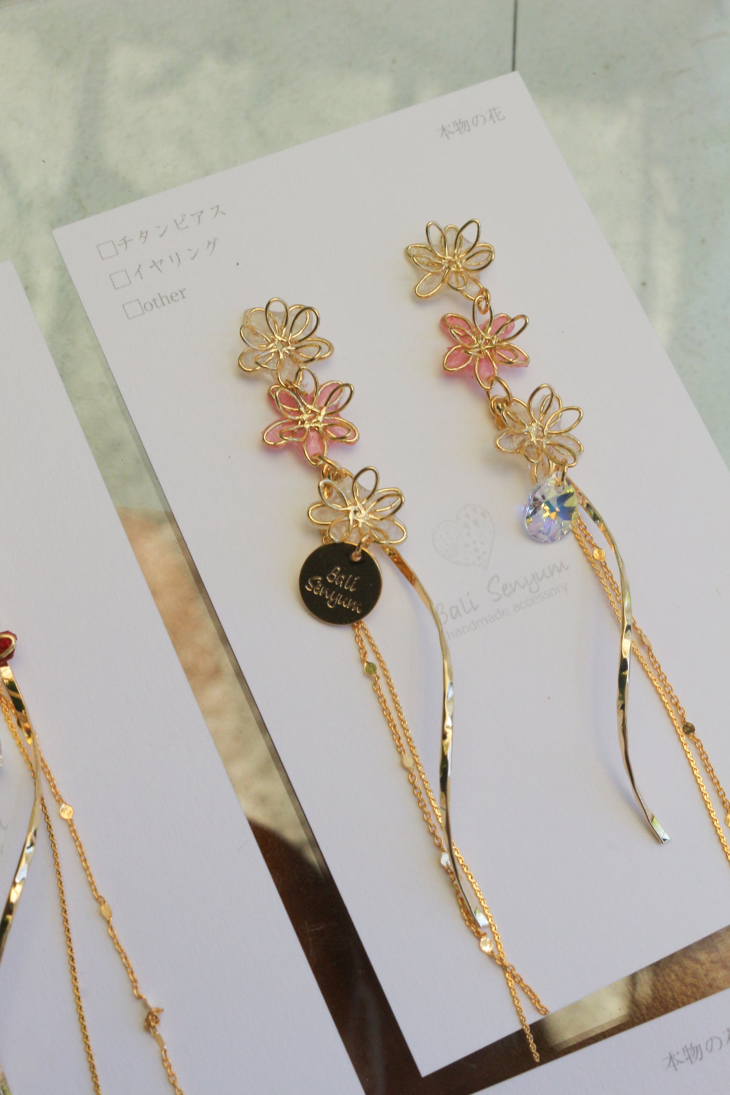 Oshikatsu Hydrangea Earrings No.3 ピアスorイヤリング