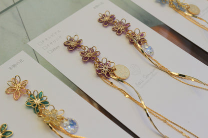 Oshikatsu Hydrangea Earrings No.3 ピアスorイヤリング
