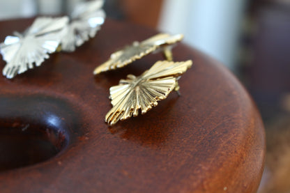 Lily Pad Metal Pierce Earring No.2 〜Sakkoly