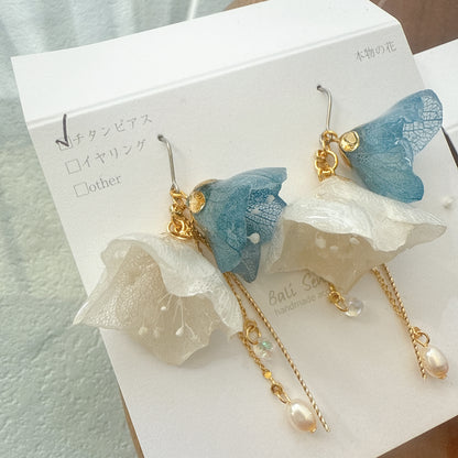 SUZUYOME2 Original Flower Earrings - No.7