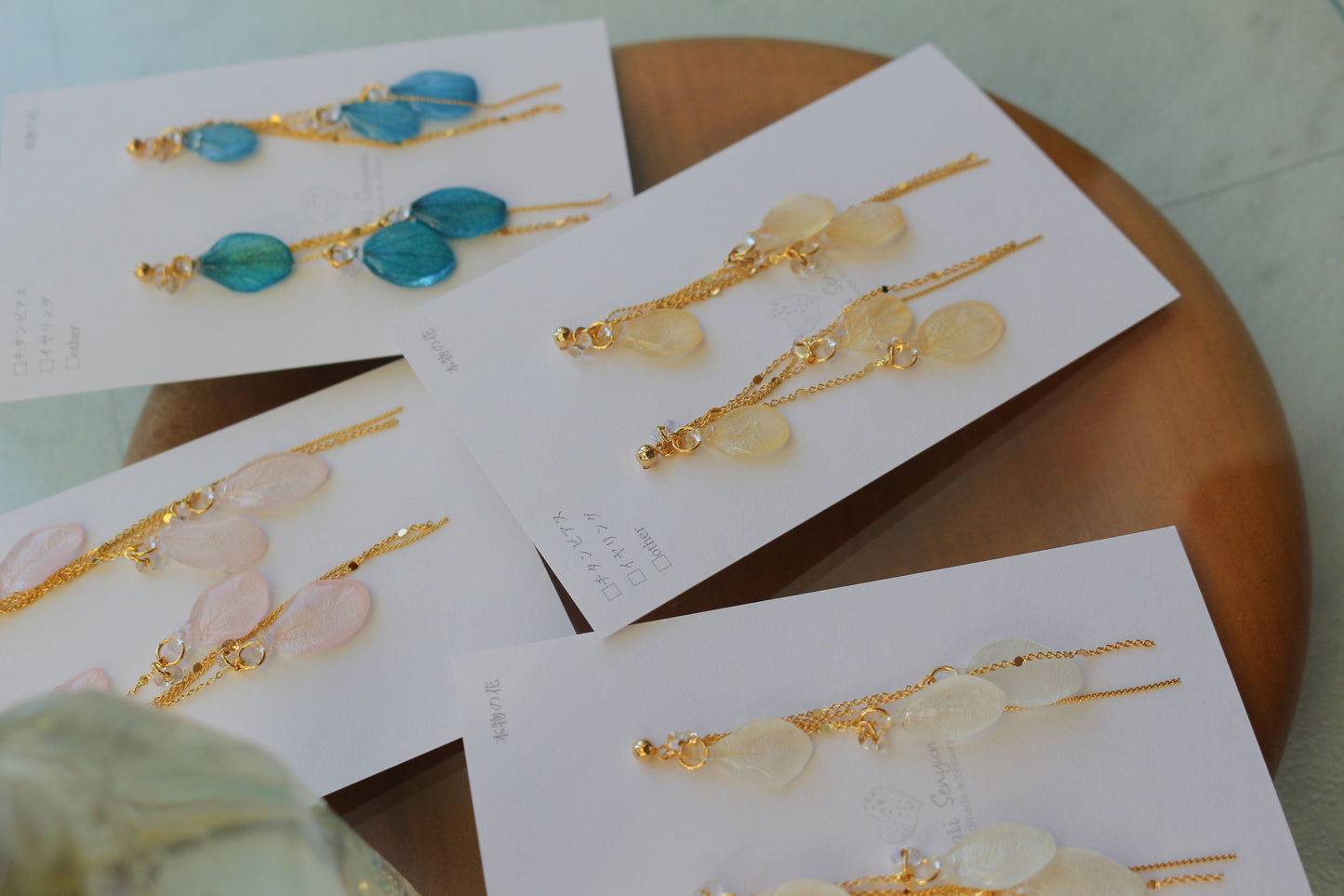 Hydrangea TSUBU2 Earring -  No.1