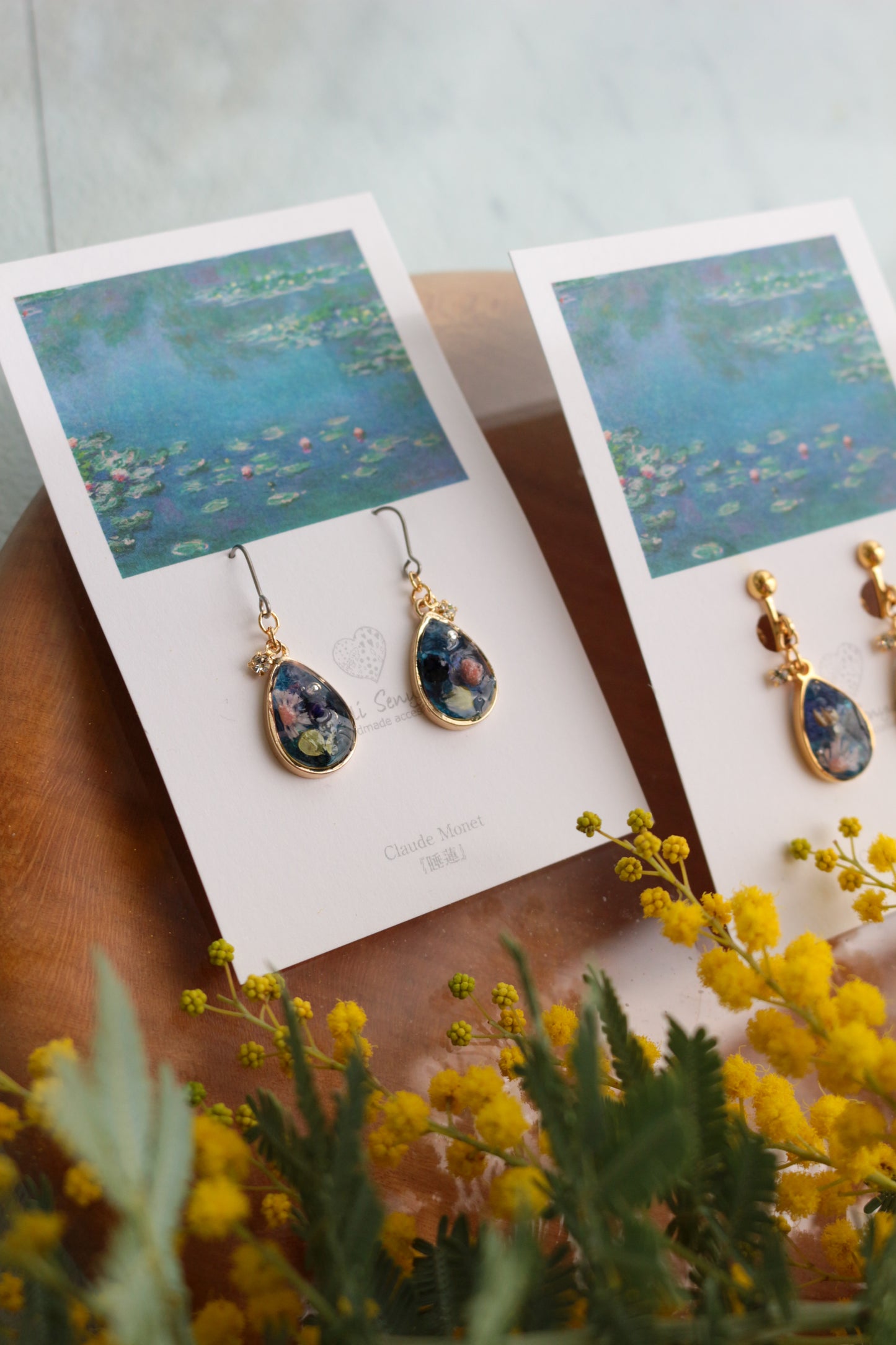 Claude Monet Water Lilies Inspired Dangling -No.2 睡蓮