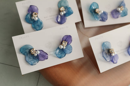 Hydrangea Wing No.140- Titanium Pierce(ピアス）