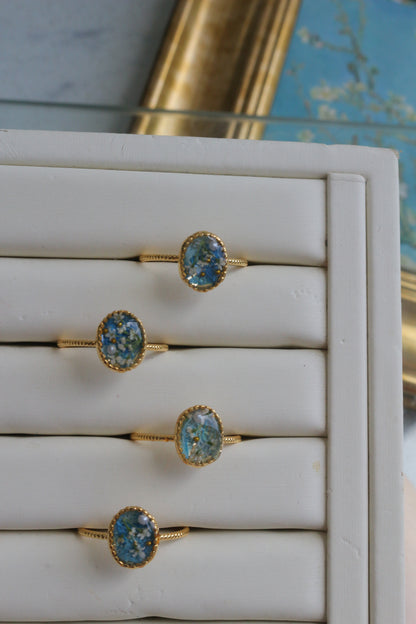 Gogh Almond Tree in Blossom Inspired Ring No.1 - アーモンドの花