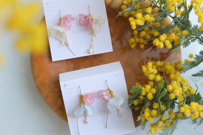 ”SUZUYOME2" Original Flower Earrings - No.6