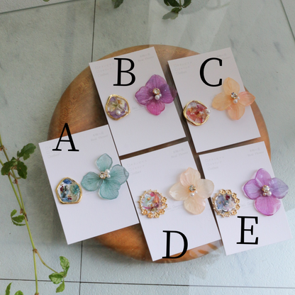 Hydrangea and Flower Medallion No.3 パーツ選べます。