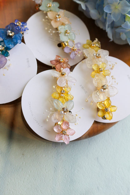 Hydrangea Hair Barrette No.30