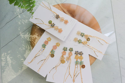 Oshikatsu Hydrangea Earrings No.2 ピアスorイヤリング