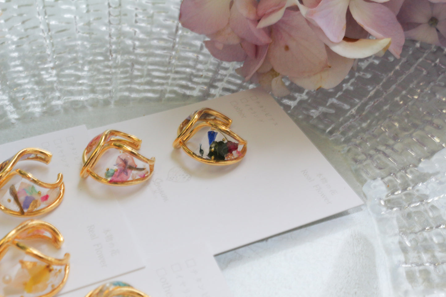 Linked Droplet Ear Cuffs (Limited item) - No.1