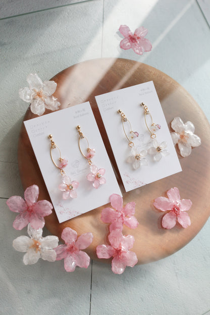 Someiyoshino Sakura Hanami Earrings
