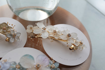 Hydrangea Hair Barrette No.44