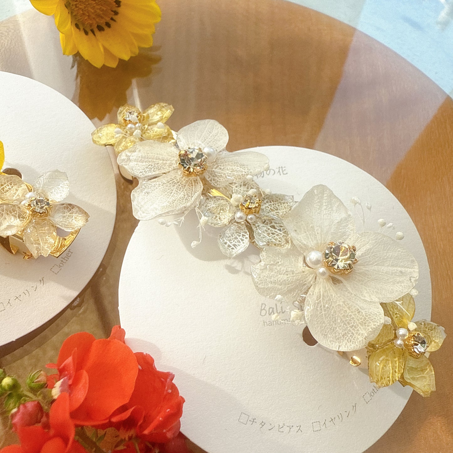 Hydrangea Hair Barrette No.15