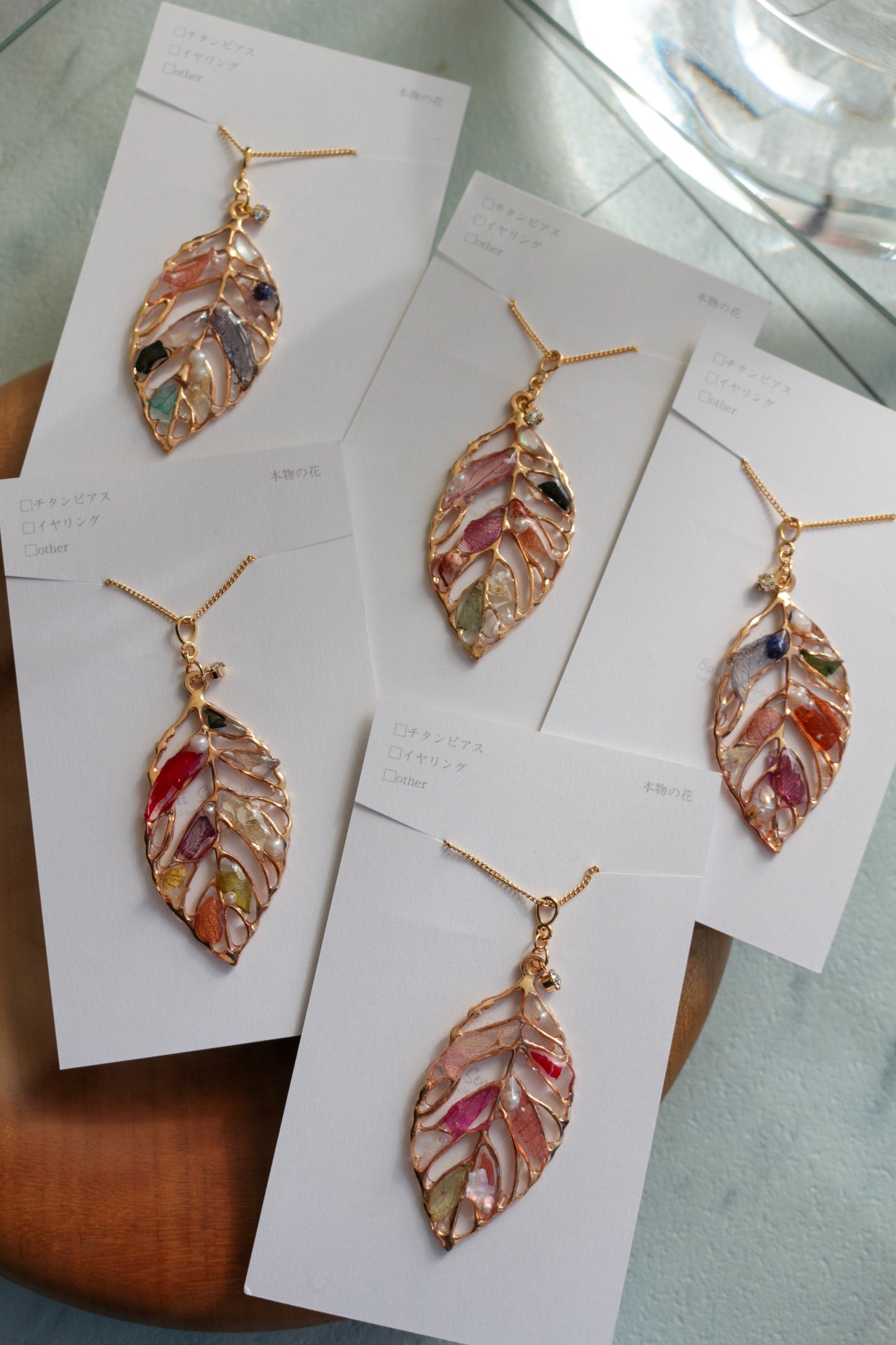 Leaf Necklace 60cm  No.15