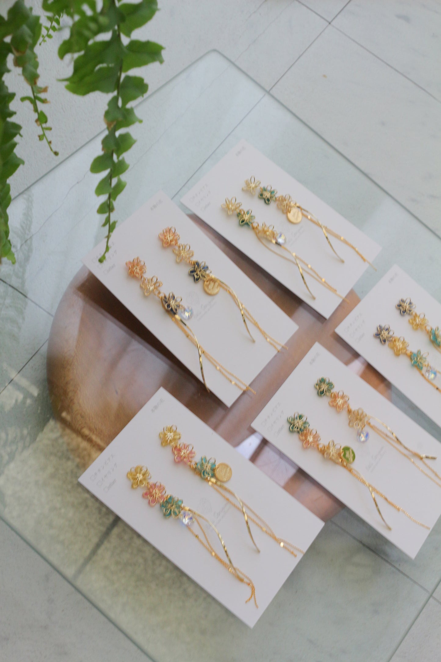 Oshikatsu Hydrangea Earrings No.2 ピアスorイヤリング