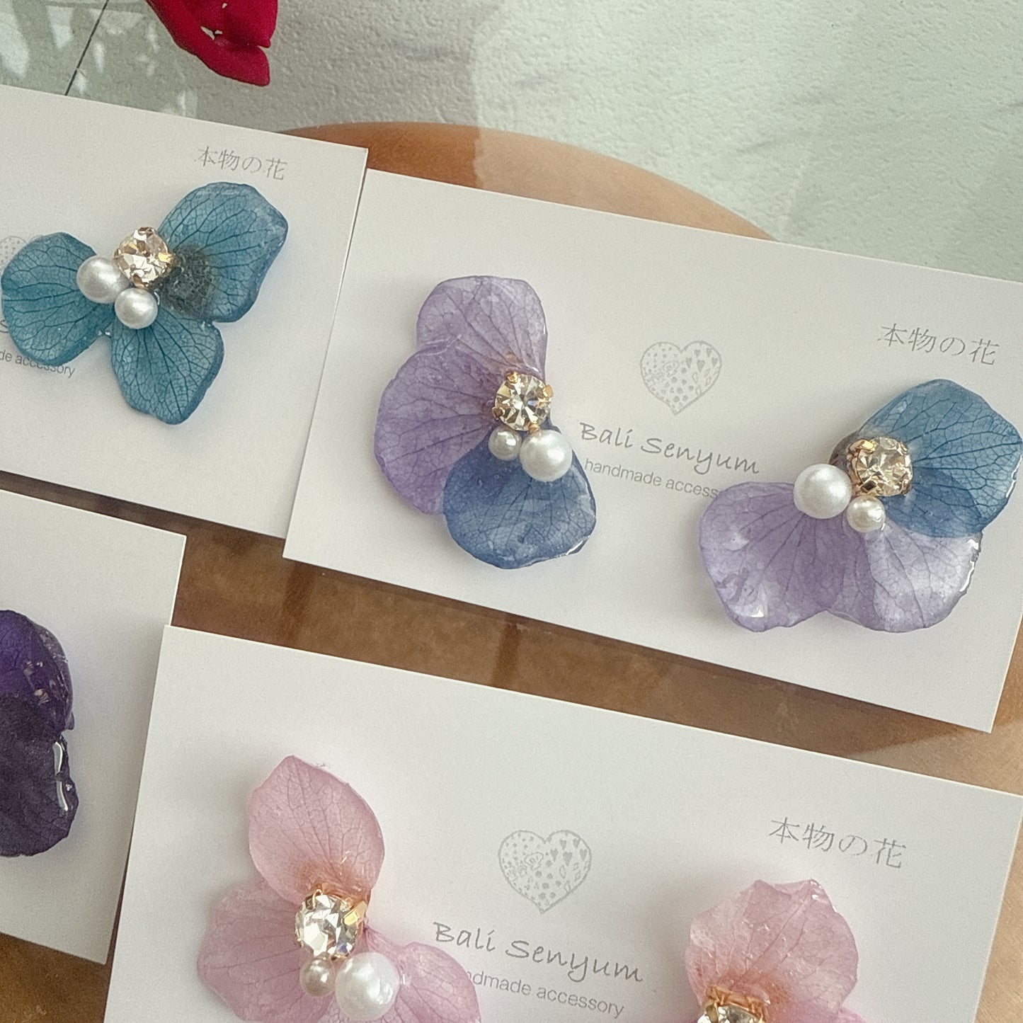 Hydrangea Wing No.113- Titanium Pierce(ピアス）