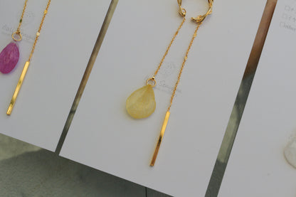 U Hydrangea Ear-Cuff No.1