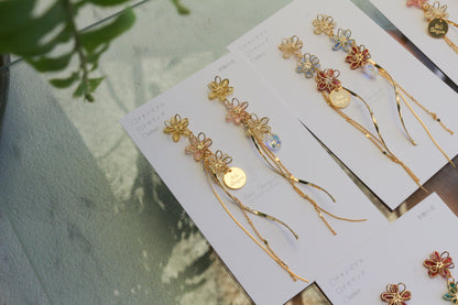 Oshikatsu Hydrangea Earrings No.3 ピアスorイヤリング
