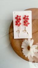 Real "Ajisai" Hydrangea Earring - Warm Color