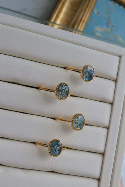 Gogh Almond Tree in Blossom Inspired Ring No.1 - アーモンドの花