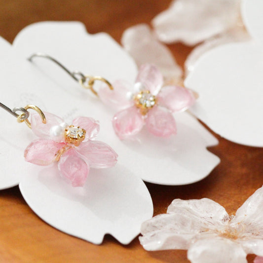 Dangling Someyoshino Sakura Earrings- Small #S020