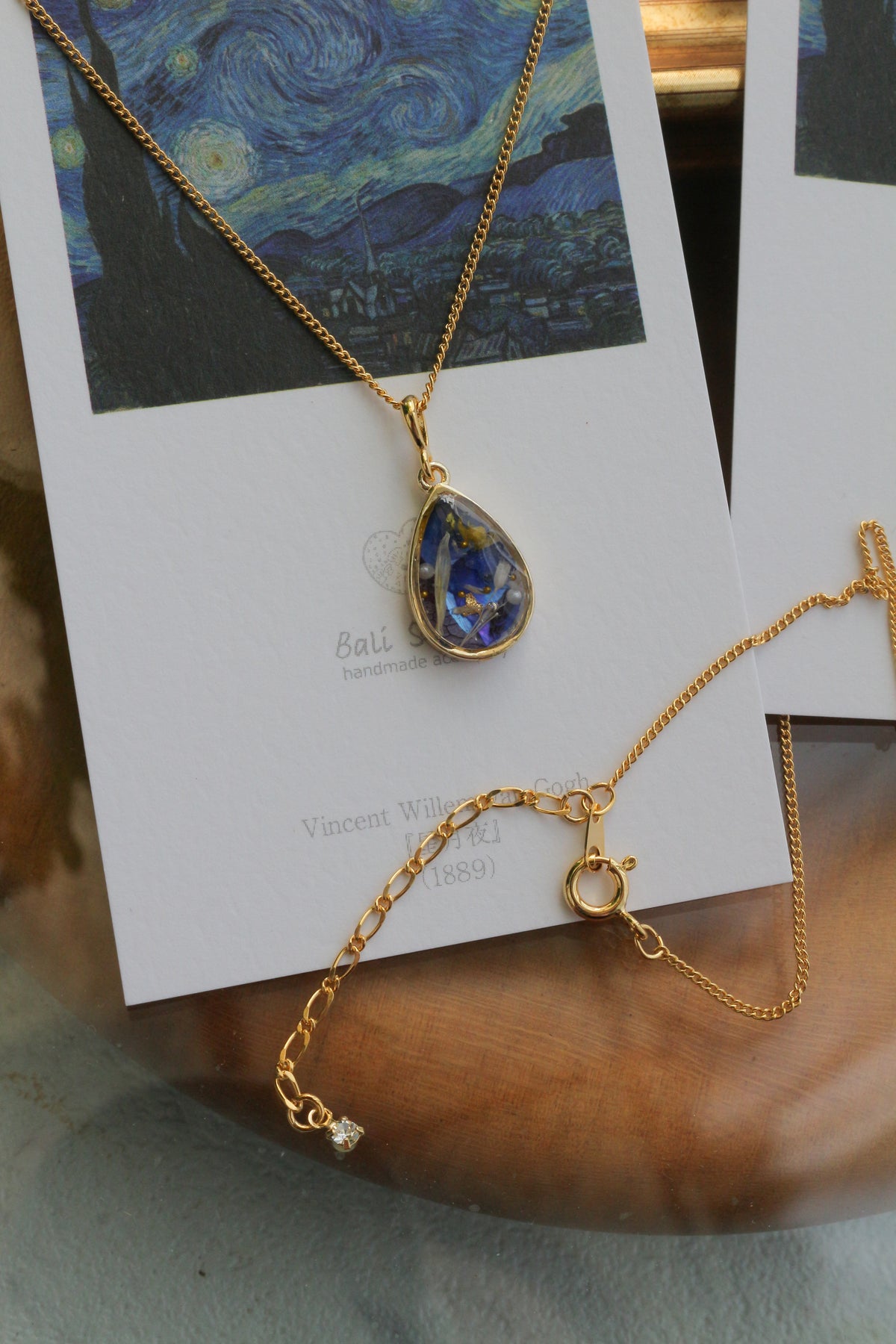 Gogh's The Starry Night Inspired Necklace - 星月夜