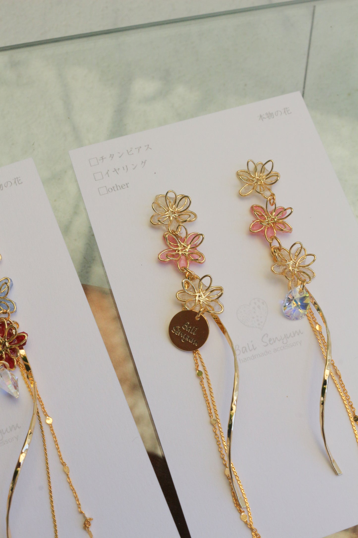 Oshikatsu Hydrangea Earrings No.3 ピアスorイヤリング