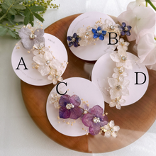 Hydrangea Hair Barrette No.23