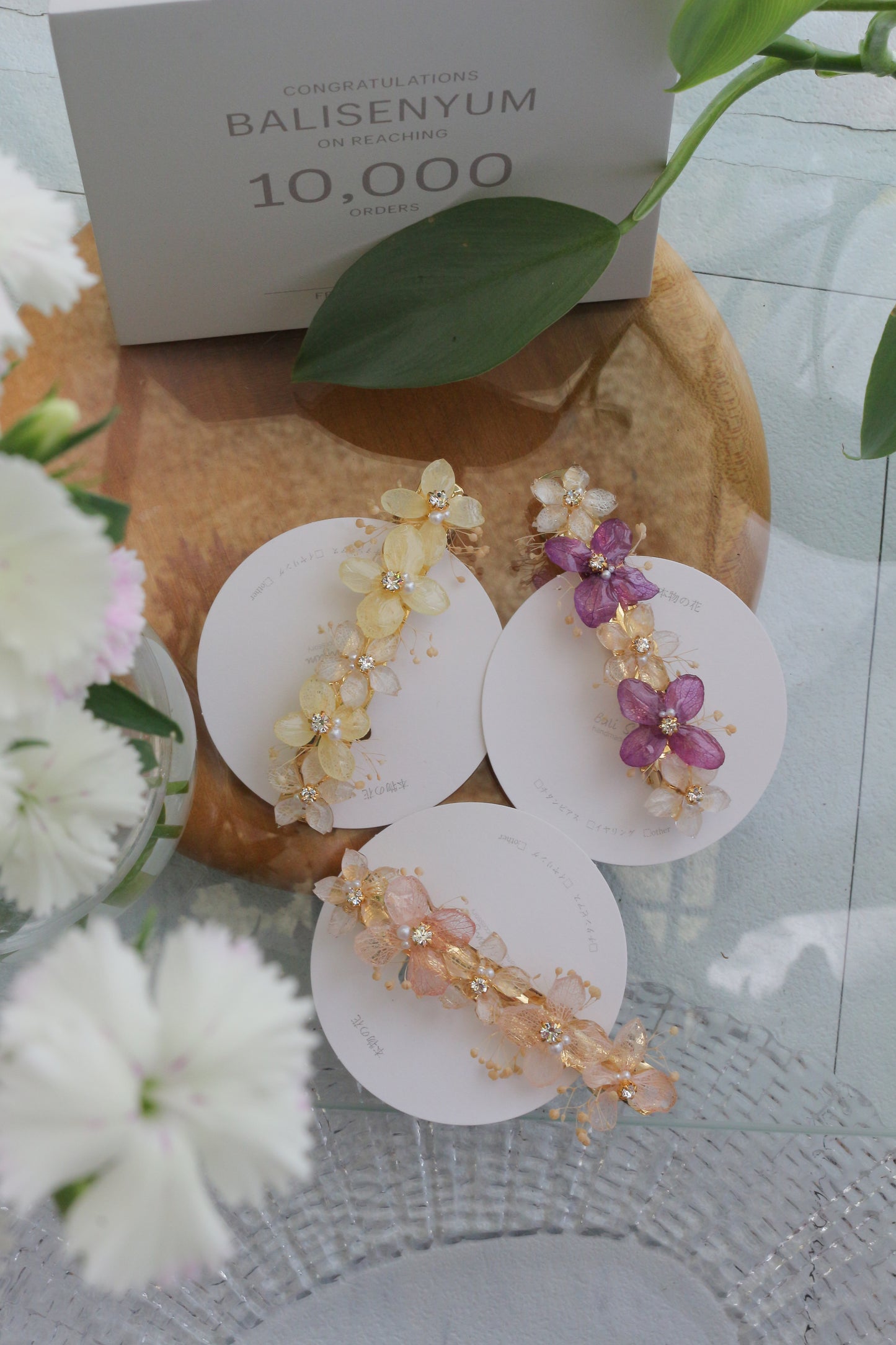 Hydrangea Hair Barrette No.46