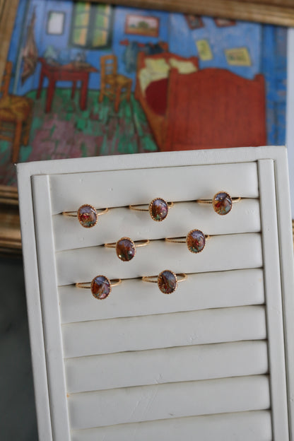 Gogh Inspired Ring No.1 - ゴッホの寝室