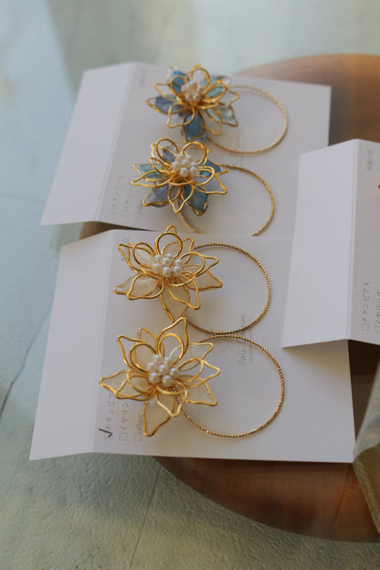 Three Layer Flower with Hoop