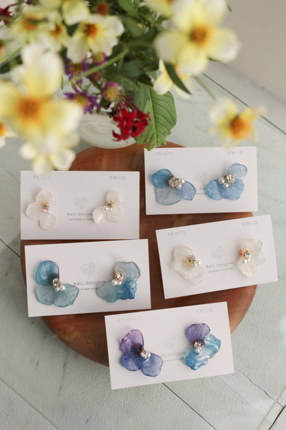 Hydrangea Wing No.138- Titanium Pierce(ピアス）