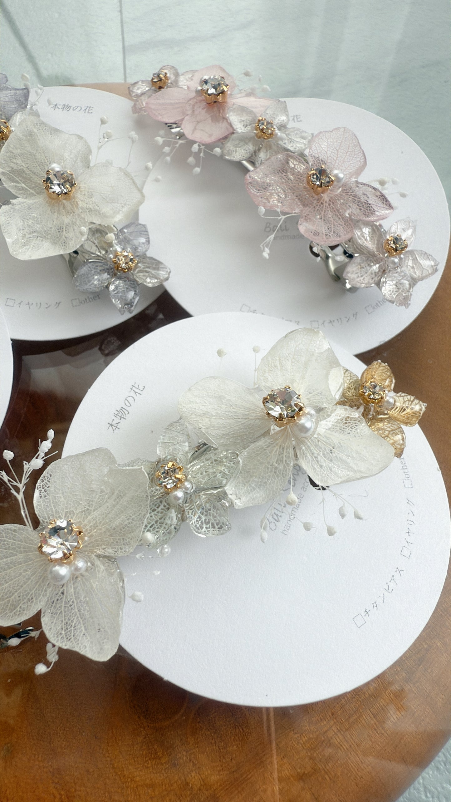 Hydrangea Hair Barrette No.13